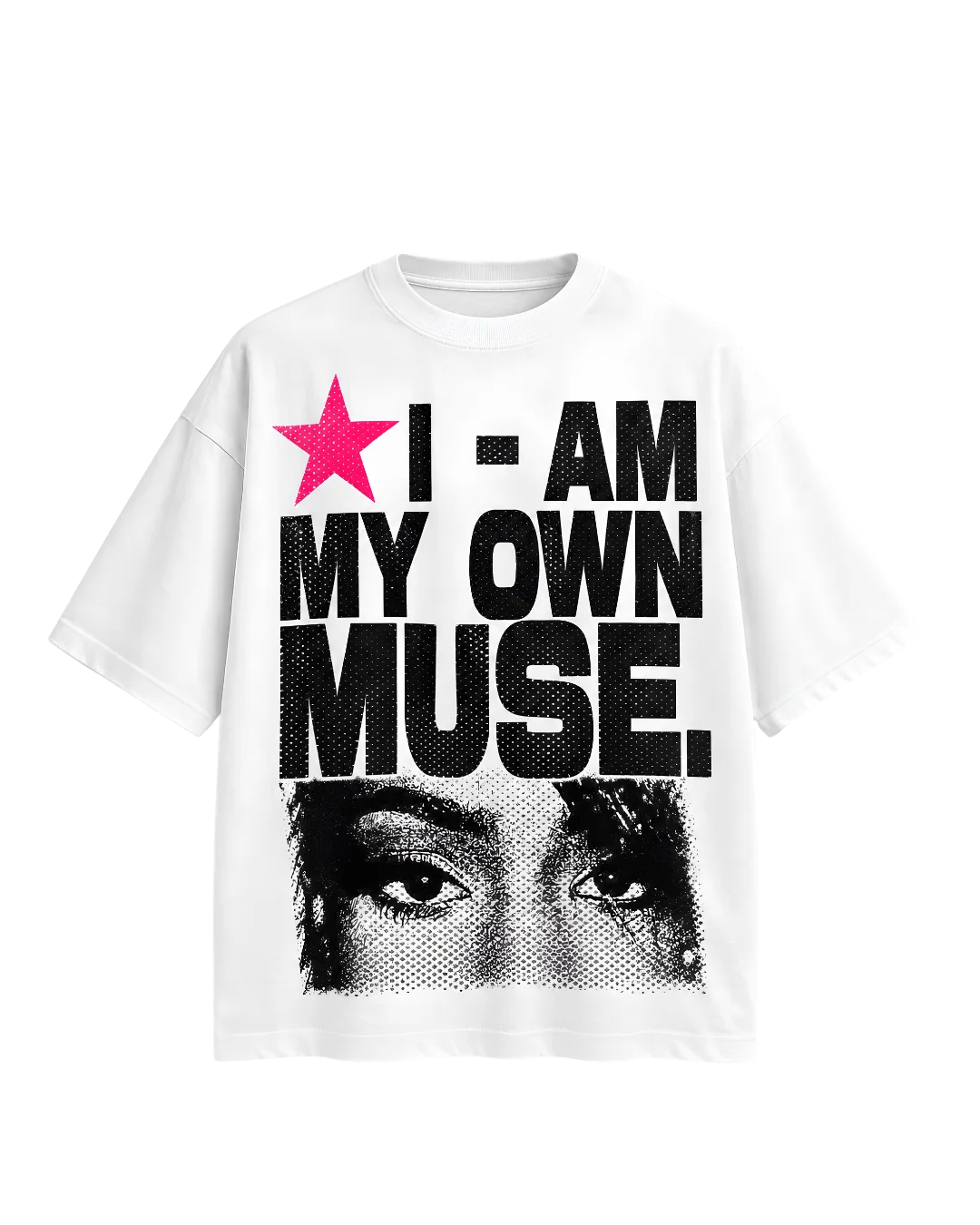 I AM MY OWN MUSE TEE — White